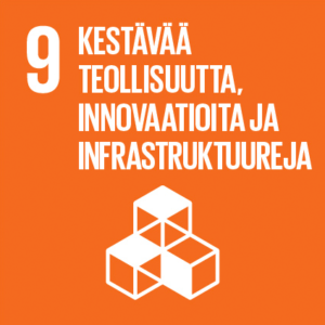 9. Kestävää teollisuutta, innovaatiota ja infrastruktuureja