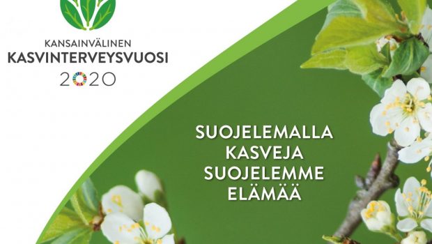 Kasvinterveysvuosi 2020. Suojelemalla kasveja suojelemme elämää.